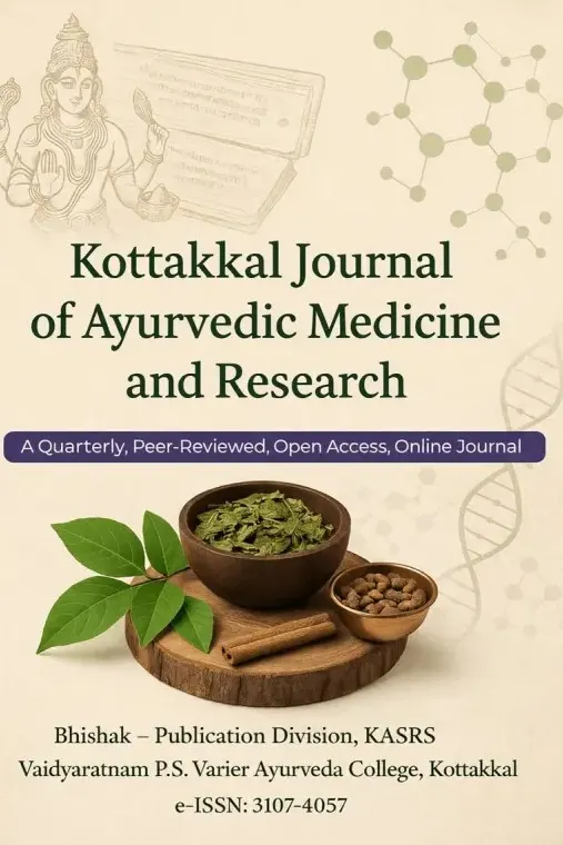 Cover image for Dhatu Poṣaṇa Nyaya: Integrating Ayurvedic Principles of Tissue Nourishment with Modern Physiological Concepts